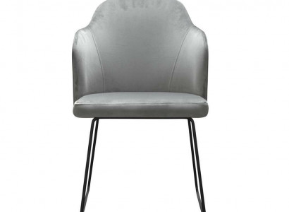 Chair 6x Dining Room Upholstered Chair TV Lounge Club Textile Seat Armchair Set